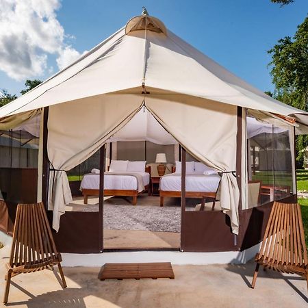 Отель Xakluum Eco Glampings Пуэрто-Морелос Экстерьер фото