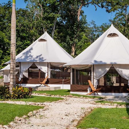 Отель Xakluum Eco Glampings Пуэрто-Морелос Экстерьер фото