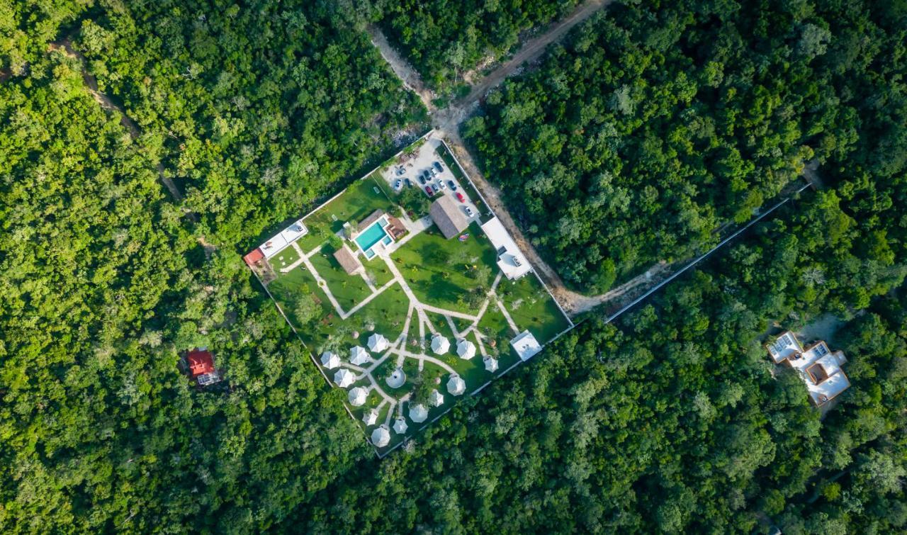 Отель Xakluum Eco Glampings Пуэрто-Морелос Экстерьер фото