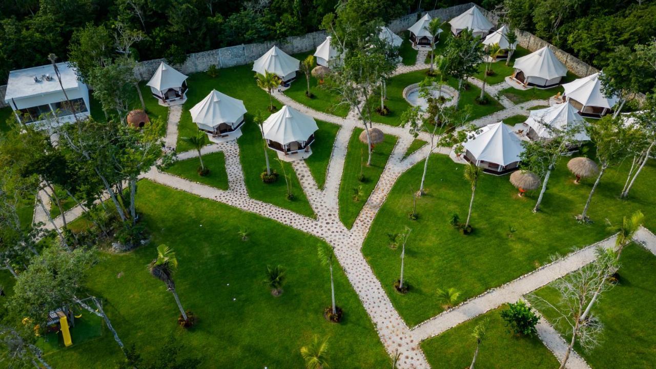 Отель Xakluum Eco Glampings Пуэрто-Морелос Экстерьер фото