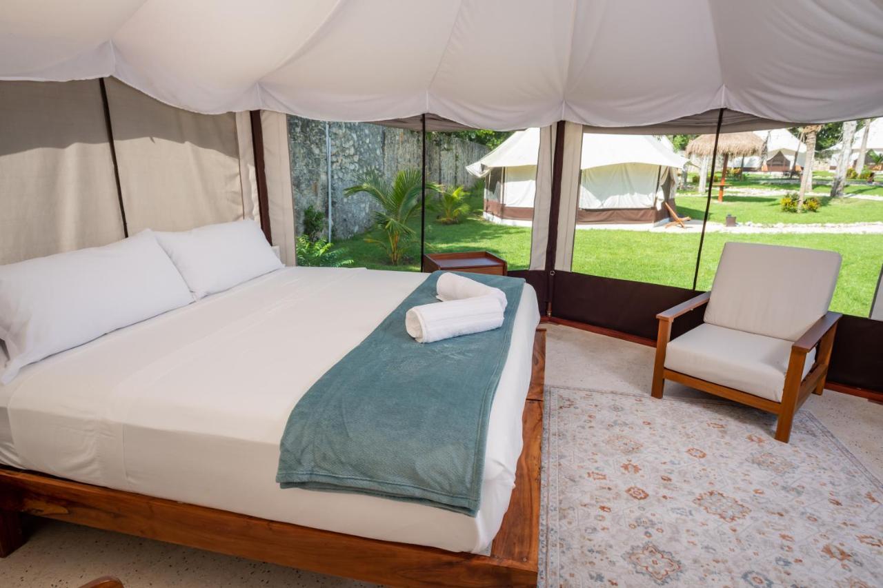 Отель Xakluum Eco Glampings Пуэрто-Морелос Экстерьер фото