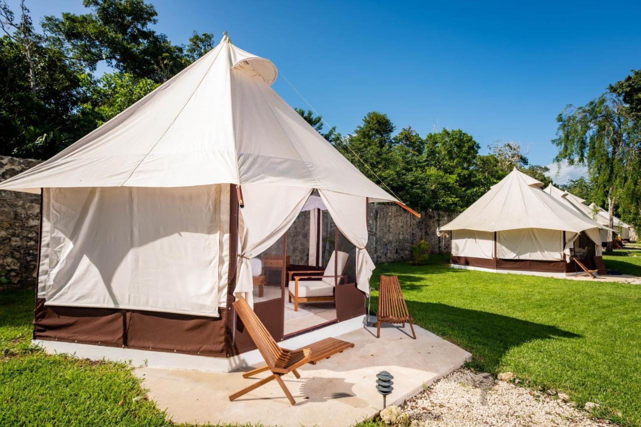 Отель Xakluum Eco Glampings Пуэрто-Морелос Экстерьер фото