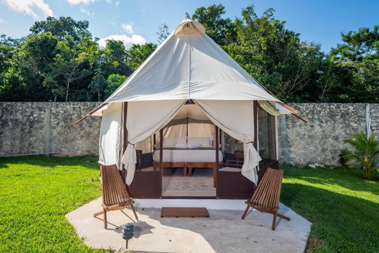 Отель Xakluum Eco Glampings Пуэрто-Морелос Экстерьер фото