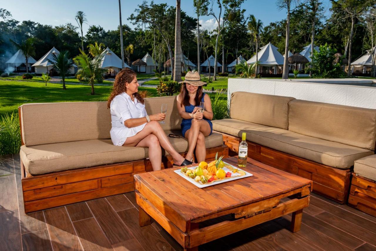Отель Xakluum Eco Glampings Пуэрто-Морелос Экстерьер фото