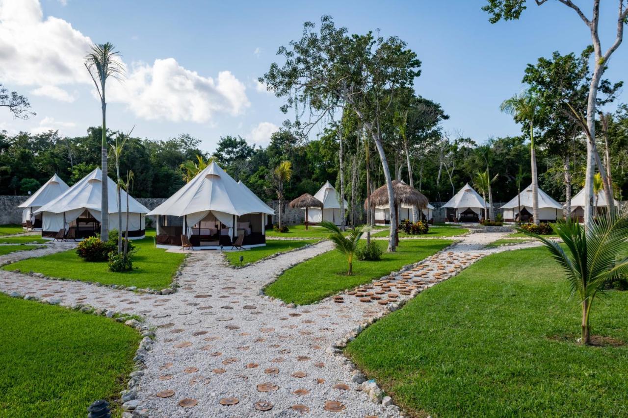 Отель Xakluum Eco Glampings Пуэрто-Морелос Экстерьер фото