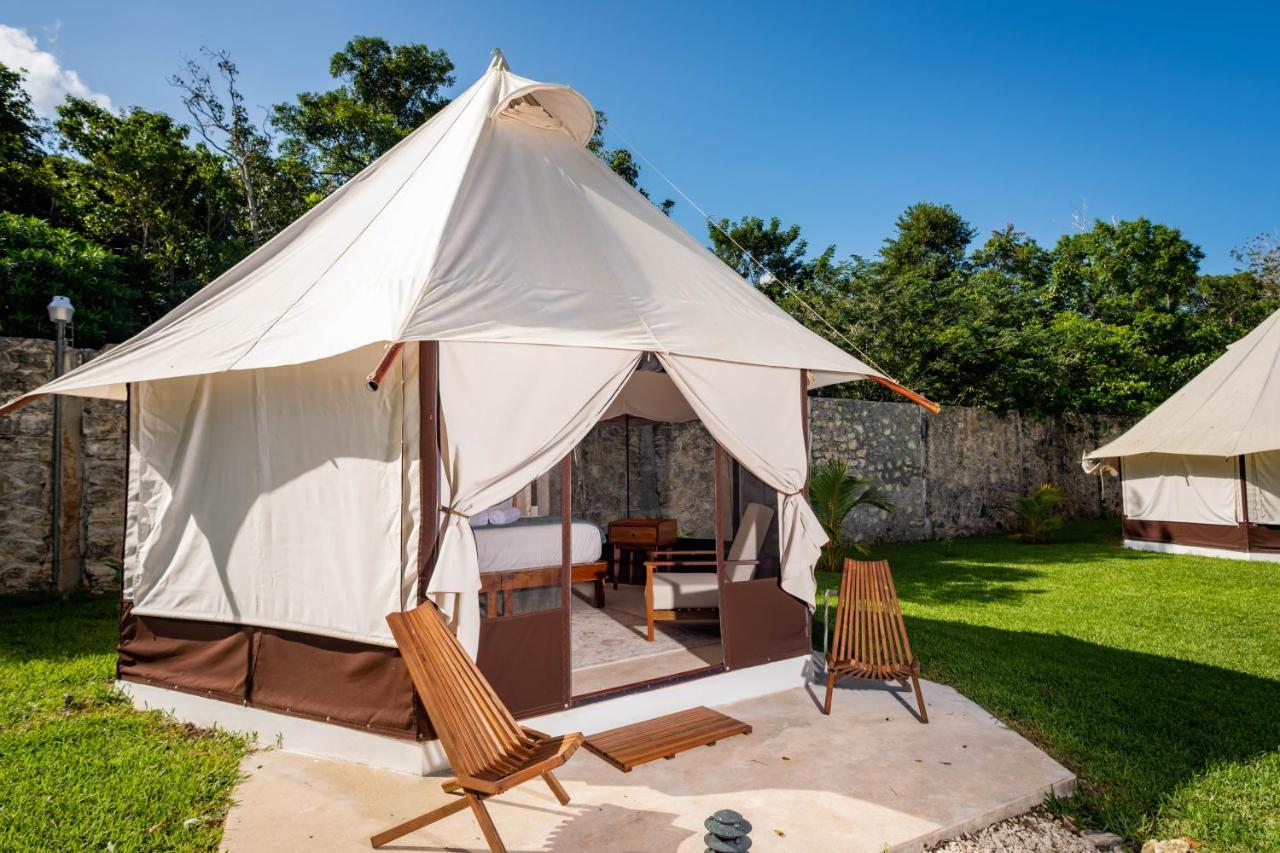 Отель Xakluum Eco Glampings Пуэрто-Морелос Экстерьер фото
