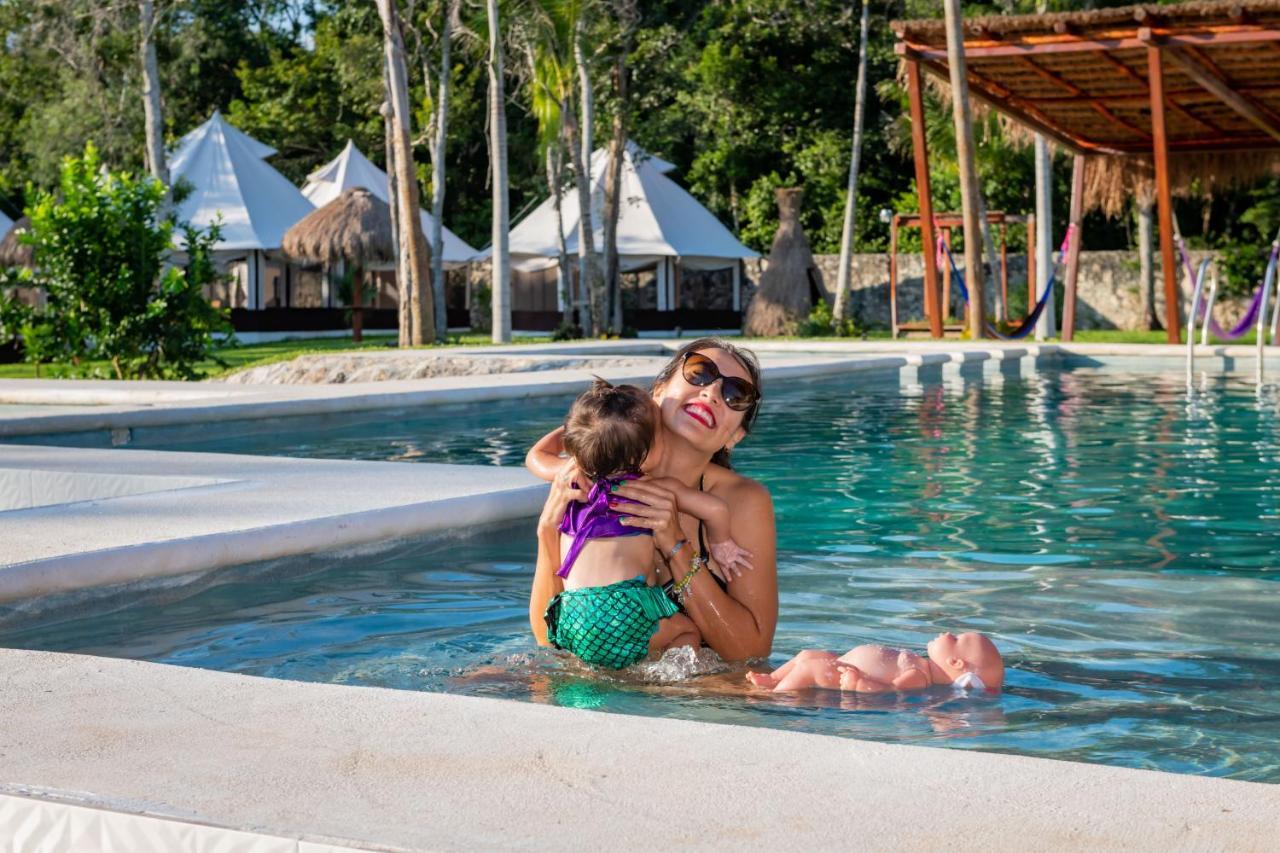 Отель Xakluum Eco Glampings Пуэрто-Морелос Экстерьер фото