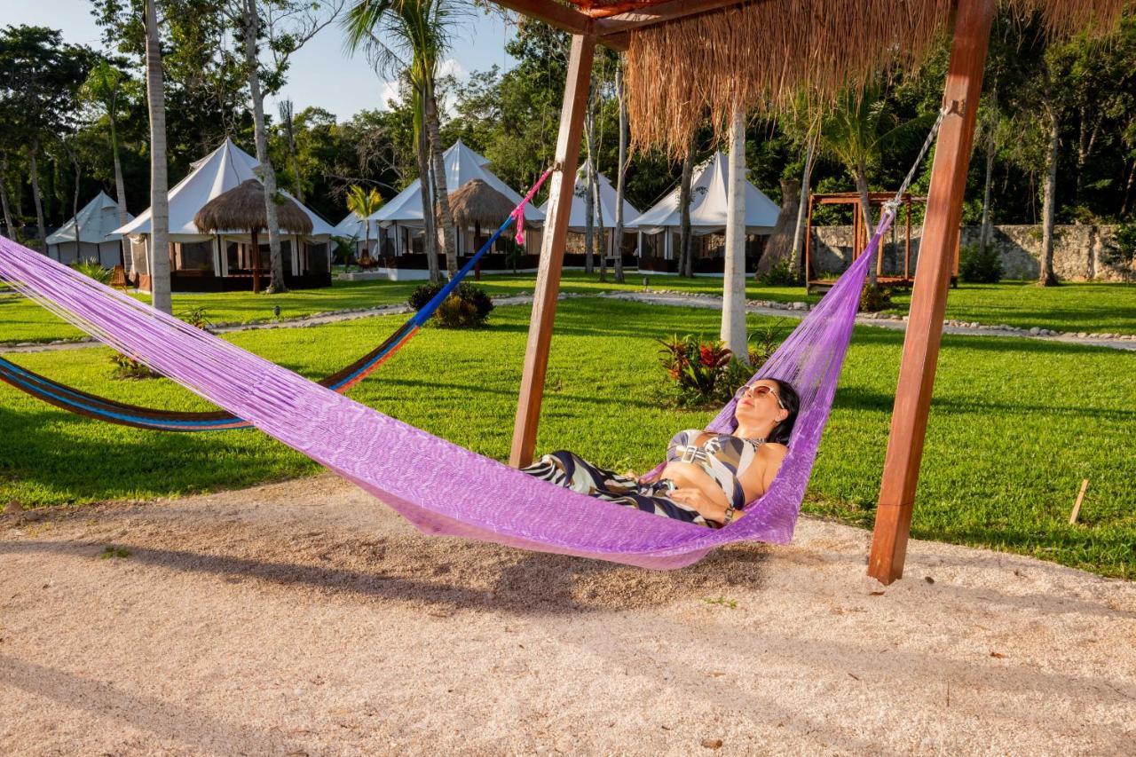 Отель Xakluum Eco Glampings Пуэрто-Морелос Экстерьер фото