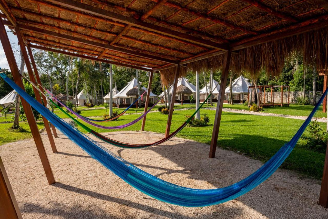 Отель Xakluum Eco Glampings Пуэрто-Морелос Экстерьер фото